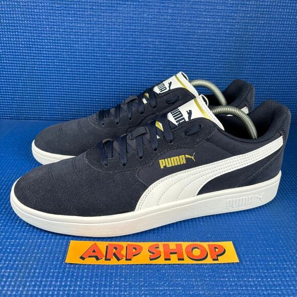 🔴 PUMA ASTRO KICK Men`s Size 11 Navy Blue White Walking Shoes 369115-03 - Picture 1 of 8